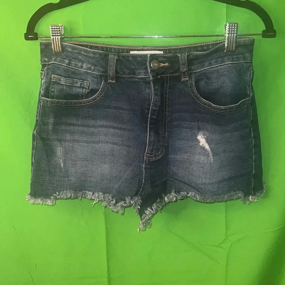 PINK Victoria Secret Denim Shorts size 8 - Picture 1 of 5
